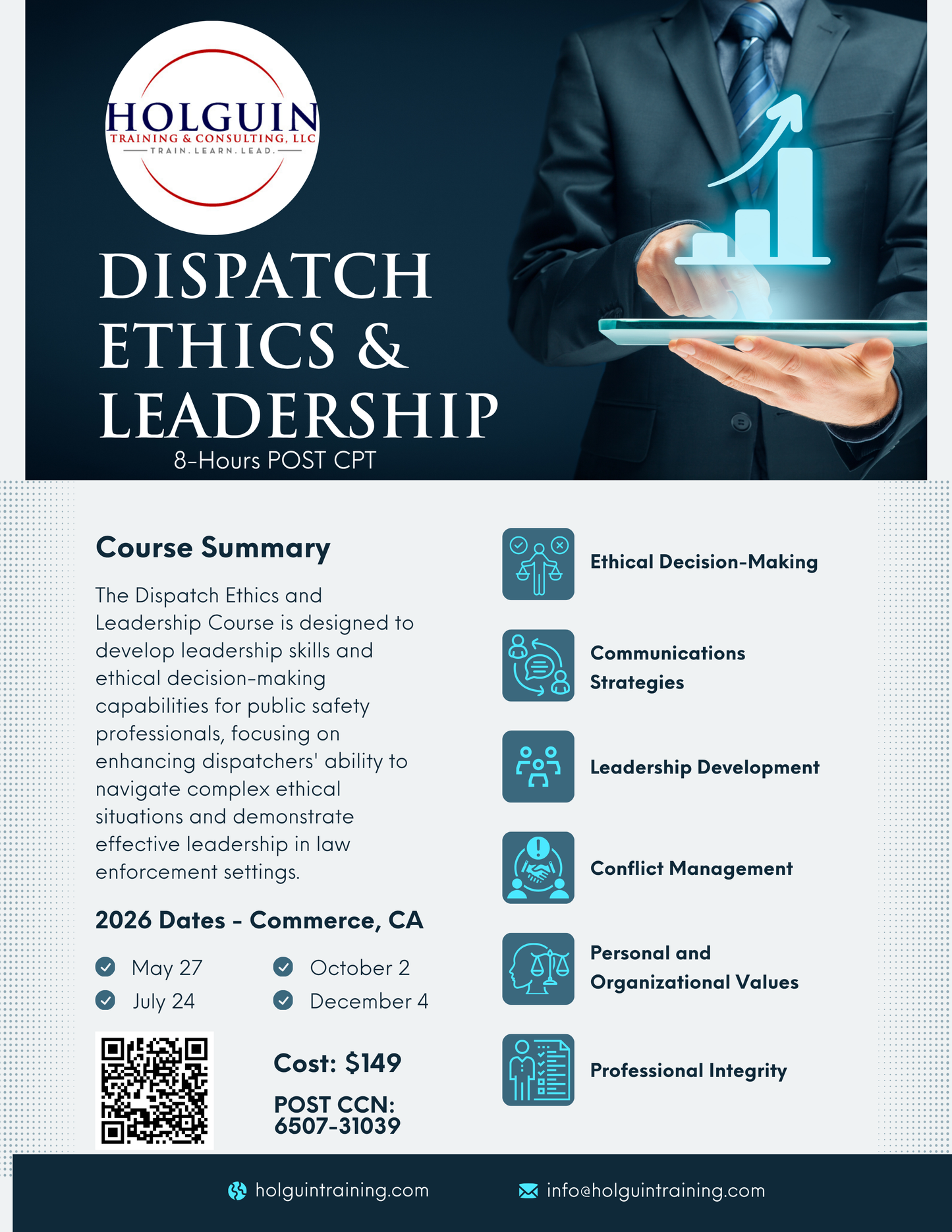 Dispatch Ethics and Leadership (POST CPT) - October 2, 2026
