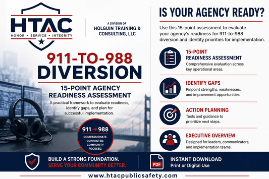 HTAC 911-to-988 15-Point Agency Readiness Assessment