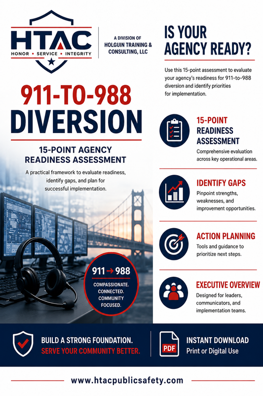HTAC 911-to-988 15-Point Agency Readiness Assessment