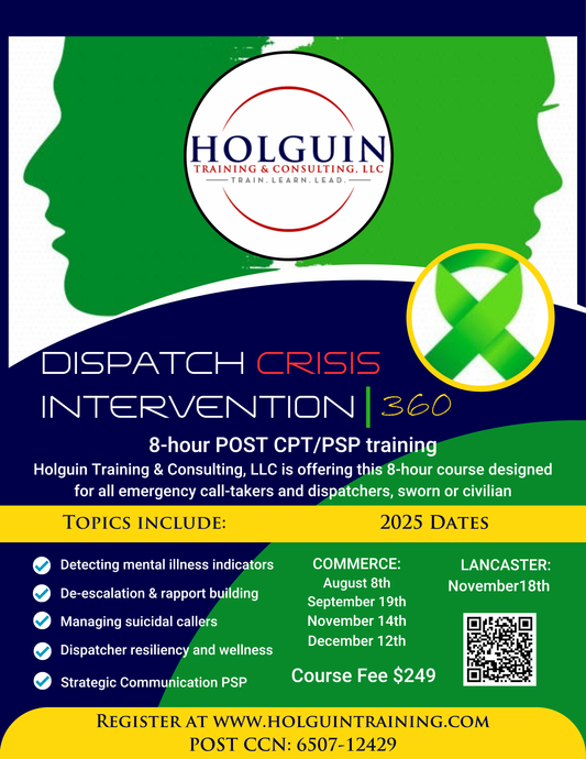 DISPATCH CRISIS INTERVENTION | 360 - September 19,  2025
