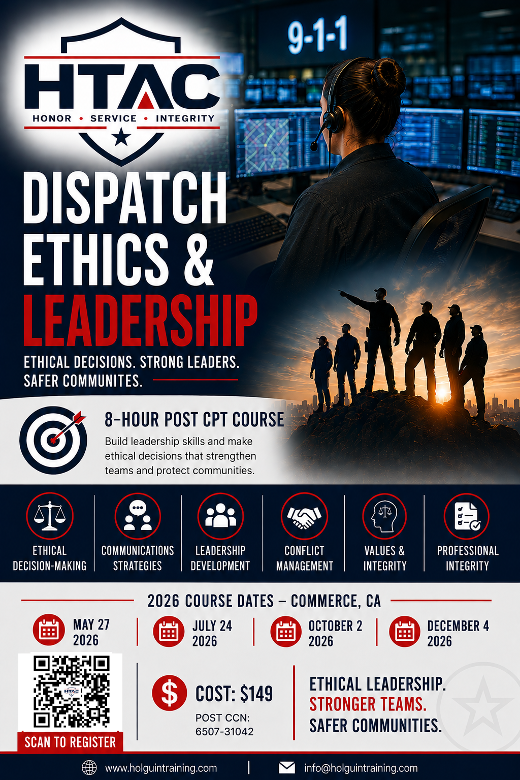 Dispatch Ethics and Leadership (POST CPT) - December 4, 2026
