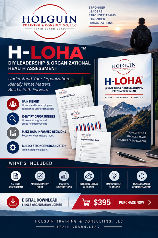H-LOHA™ DIY Leadership & Organizational Health Assessment