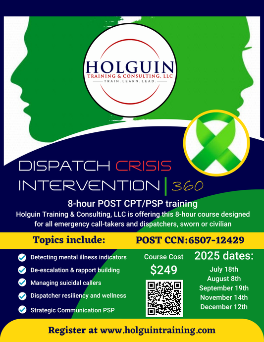 DISPATCH CRISIS INTERVENTION | 360 - July 18,  2025